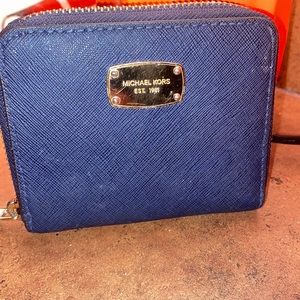 MK Navy Blue Wallet